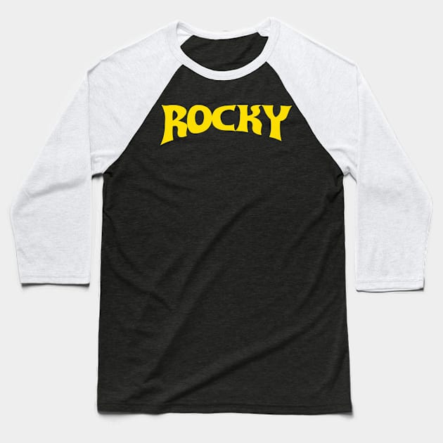 Rocky Balboa - Savior of the Universe! Baseball T-Shirt by RetroZest